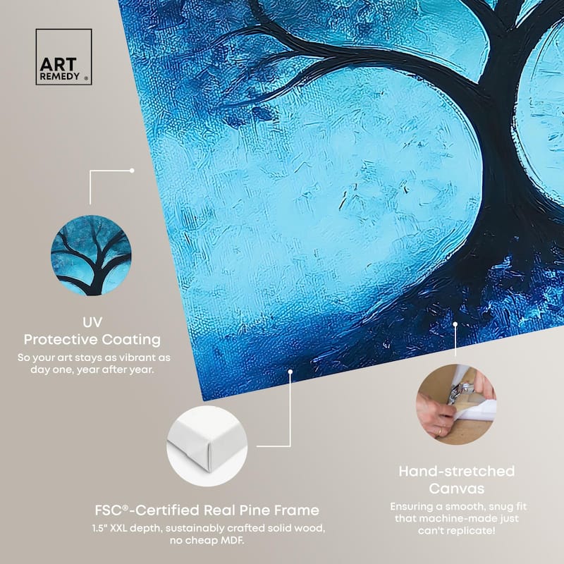 Tree of Opposites III Canvas by Art Remedy, Gallery Wrapped