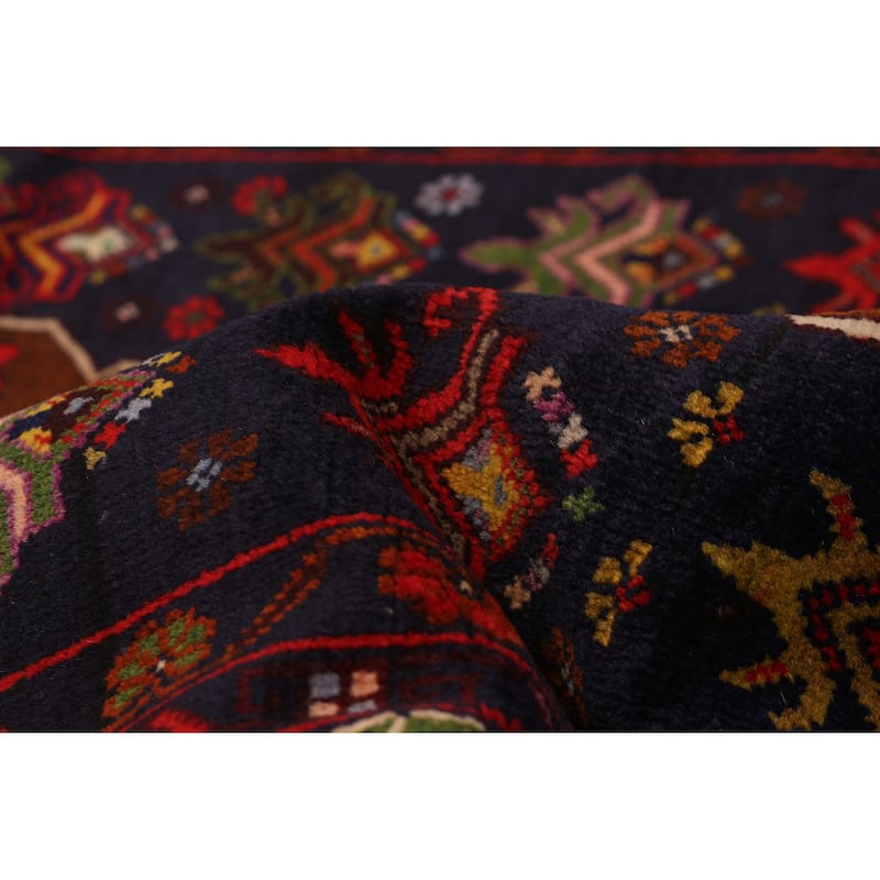 Teimani Navy Rug 3'8" x 6'2" - 3'8 x 6'2