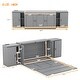 preview thumbnail 46 of 44, Murphy Bed with Shelves, Cabinets and USB Ports