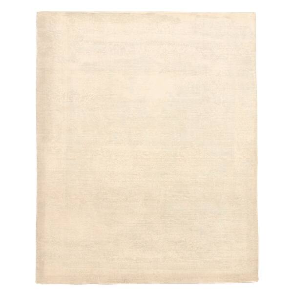 slide 2 of 9, ECARPETGALLERY Hand Loomed Gabbeh Luribaft Ivory Wool Rug - 7'5 x 9'6