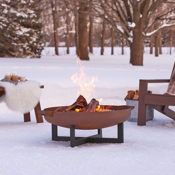 La Porte Wood Burning Fire Pit On Sale Bed Bath Beyond