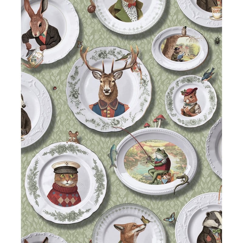 Tales of the Manor Non-Pasted Wallpaper - Covers 56 Square Feet