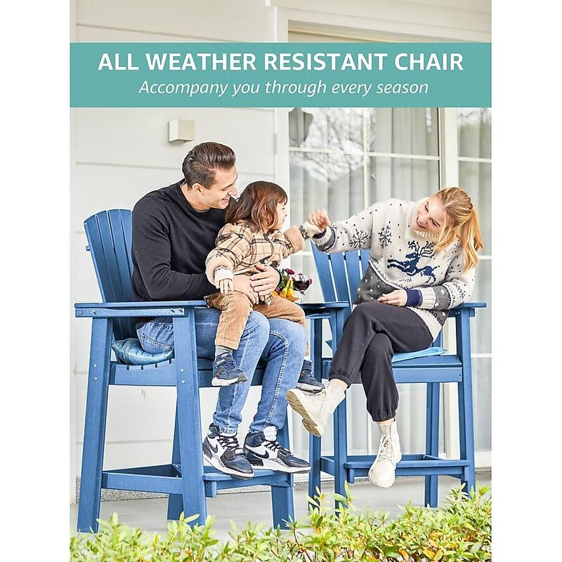 HIPS Plastic Barstool Adirondack Chair