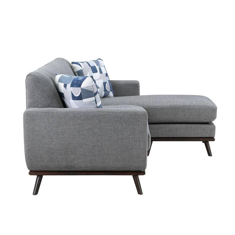 Tarsilla Chenille Reversible Sofa Chaise