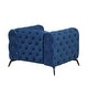 preview thumbnail 25 of 23, 40.5" Velvet Upholstered Accent Sofa, Single Sofa Chair with Button Tufted Back