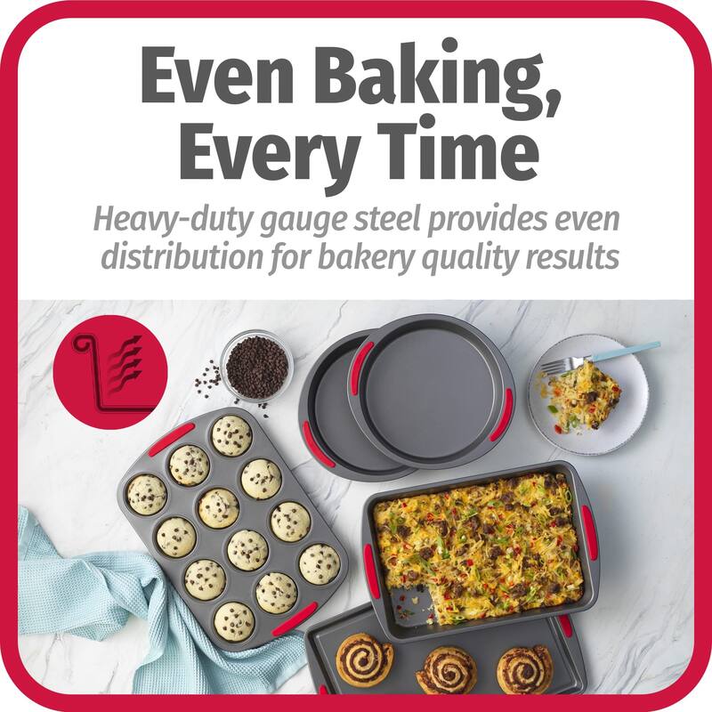 GoodCook Mega Grip Nonstick Steel Bakeware Set