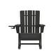 preview thumbnail 31 of 42, Commercial All-Weather Rocking Adirondack Chair with Swiveling Cupholder