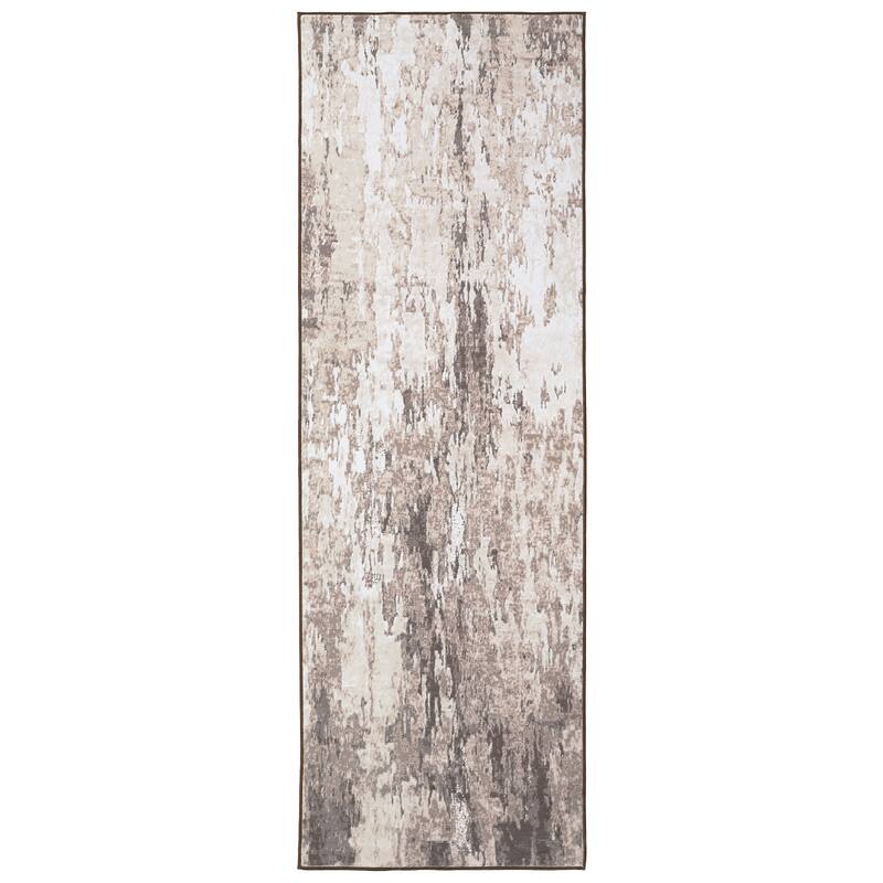 Area Rugs for Living Room Bedroom, Modern Abstract Machine Washable Rug, Low Pile Floor Carpet with Non Slip Backing