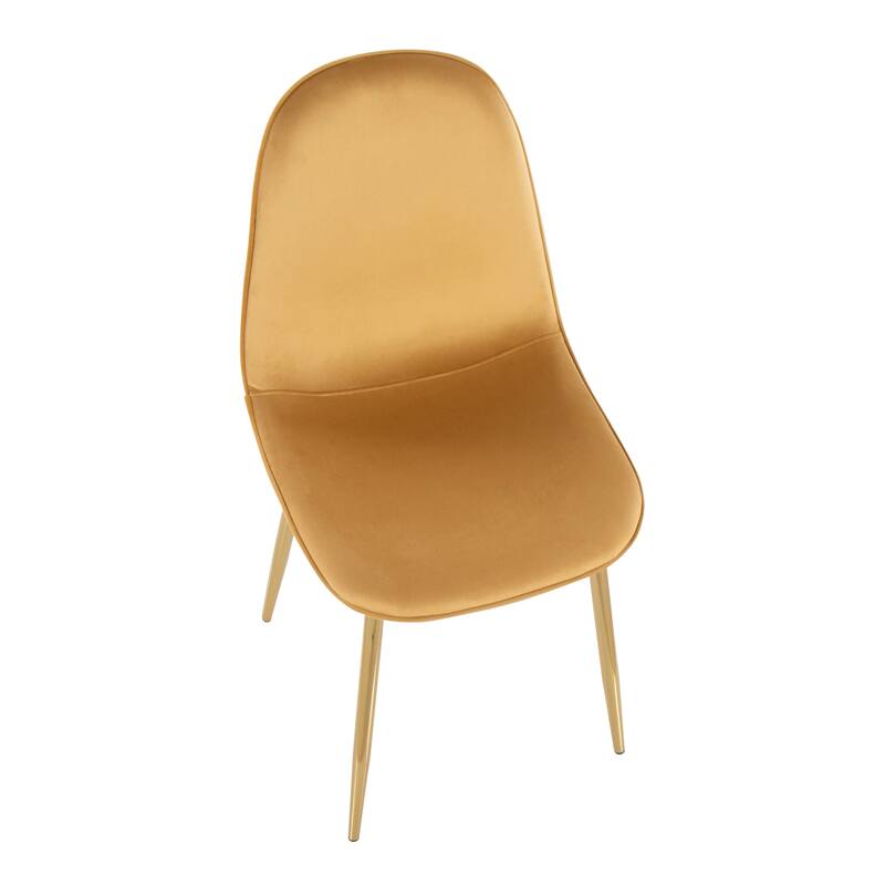 Silver Orchid Stone Gold Dining Chair - Set of 2