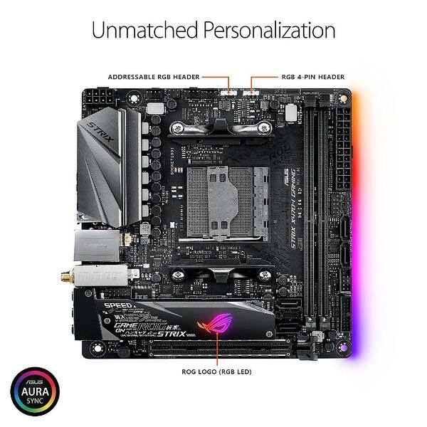 Shop Asus Rog Strix X470 I Gaming Amd Ryzen 2 Am4 Ddr4 Hdmi M 2 Mini Itx Motherboard With 802 11ac Wi Fi Overstock 28035308