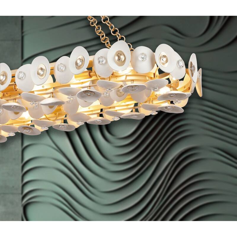 Metropolitan N1869 Niu 14 Light 49" Wide Linear Chandelier