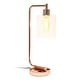 preview thumbnail 32 of 35, Lalia Home Modern Iron Desk Lamp with USB Port and Glass Shade - N/A