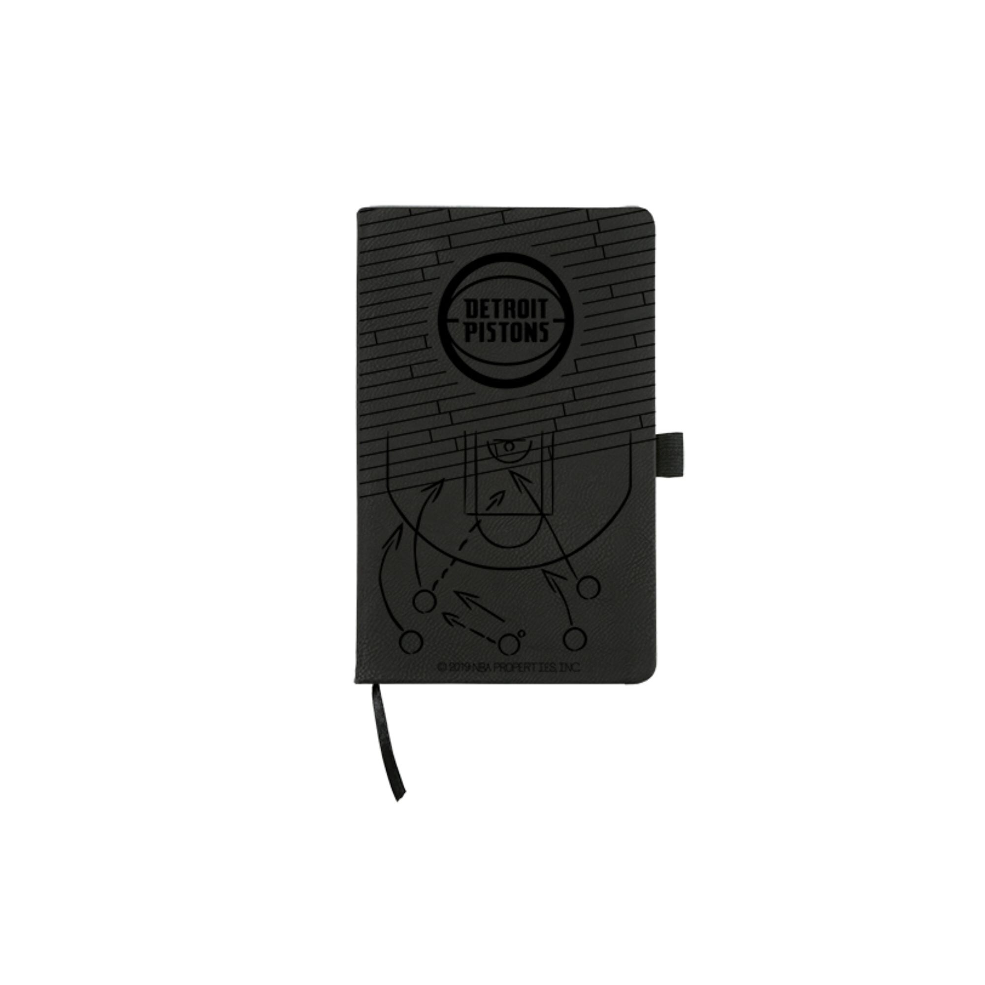 Shop 8 25 Black Nba Detroit Pistons Lasers Engraved Notepad With Elastic Band Overstock 29151396
