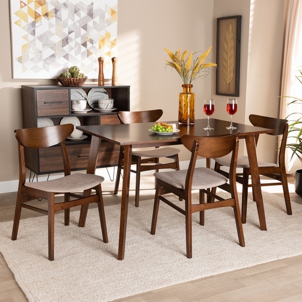 Shop Orion Mid-Century Modern Transitional 5-Piece Dining ...