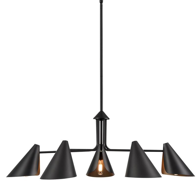 Millennium Lighting 99005 Warhol 5 Light 34" Wide Chandelier - Matte Black