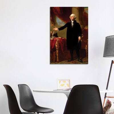 iCanvas "Restored Lansdowne Portrait Of President George Washington" by John Parrot Canvas Print