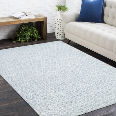 Overton Handmade Modern Contemporary Geometric Area Rug