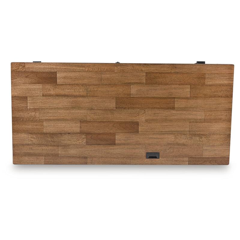 Signature Design by Ashley Wildenauer Brown/Black 60" Home Office Desk