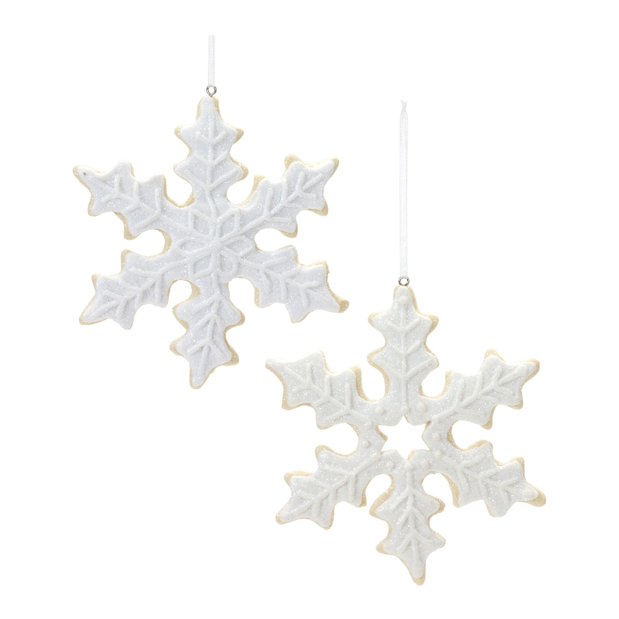 C23332 White Snowflake Decor