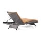 preview thumbnail 45 of 187, Salem Outdoor Wicker Adjustable Chaise Lounge with Cushion by Christopher Knight Home