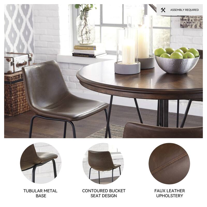 Signature Design by Ashley Centiar Counter Height Bar Stools (Set of 2)