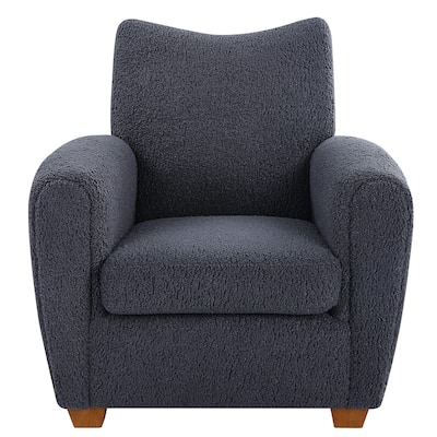 Uttermost 23759 31" Wide Plywood Framed Polyester Accent Chair - Blue