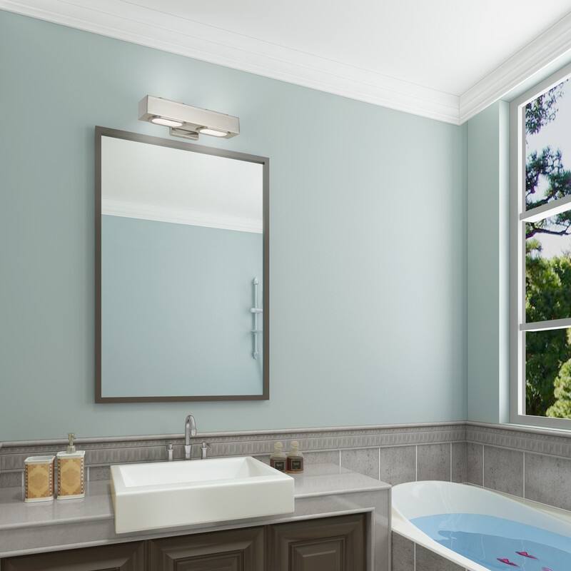 Livex Lighting 2-Light 8W LED ADA Bath Vanity, 14852-91, 14852-05