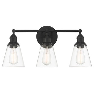 Minka Lavery 5683 Barwell 3 Light 24" Wide Vanity Light with Clear