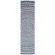 preview thumbnail 9 of 9, SAFAVIEH Handmade Ebony Libora Modern Wool Rug 2'3" x 9' Runner - Blue/Ivory - Runner