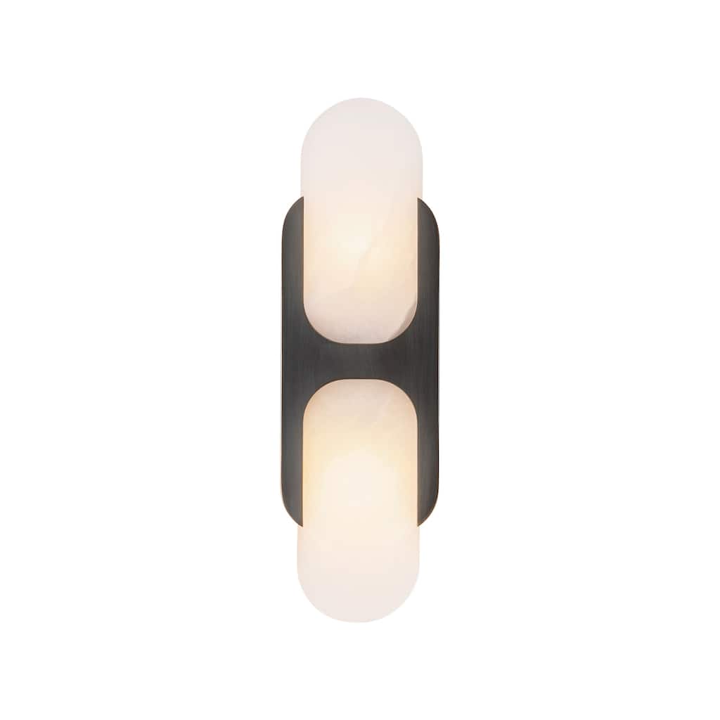 Alora Lighting WV357214 Odin 2 Light 4" Tall Bathroom Sconce