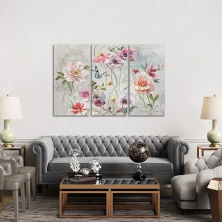 iCanvas "Antique Garden I" by Lisa Audit 3-Piece Canvas Wall Art Set