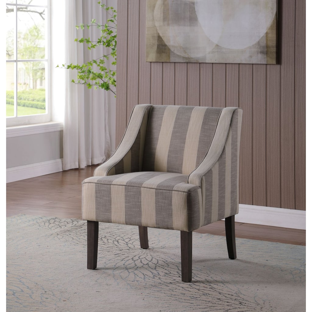 HomePop Classic Swoop Arm Accent Chair