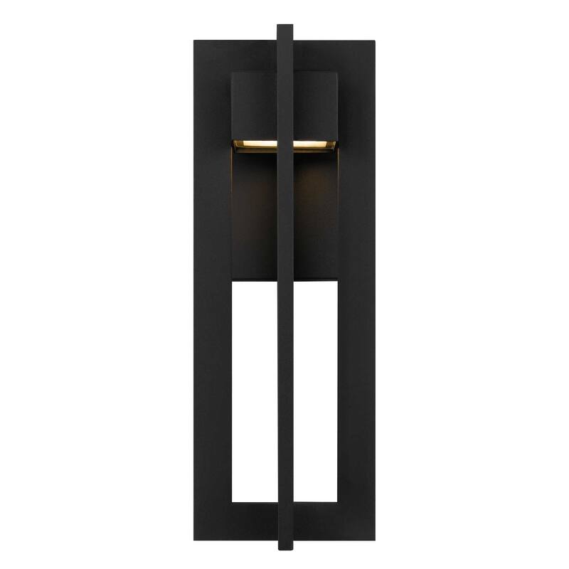 13" Black Integrated LED Outdoor Wall Sconce