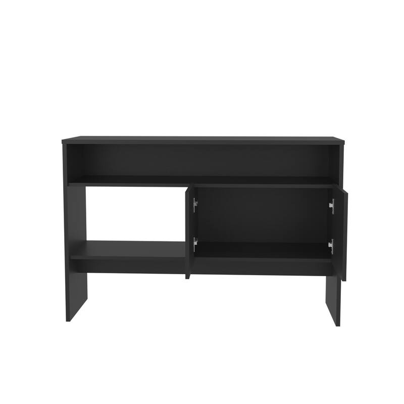 Console Table 31.8" H, with 2 Doors and 3 Shelves