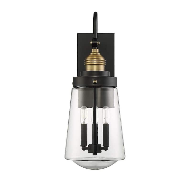Macauley 235" 3-Light Outdoor Wall Lantern