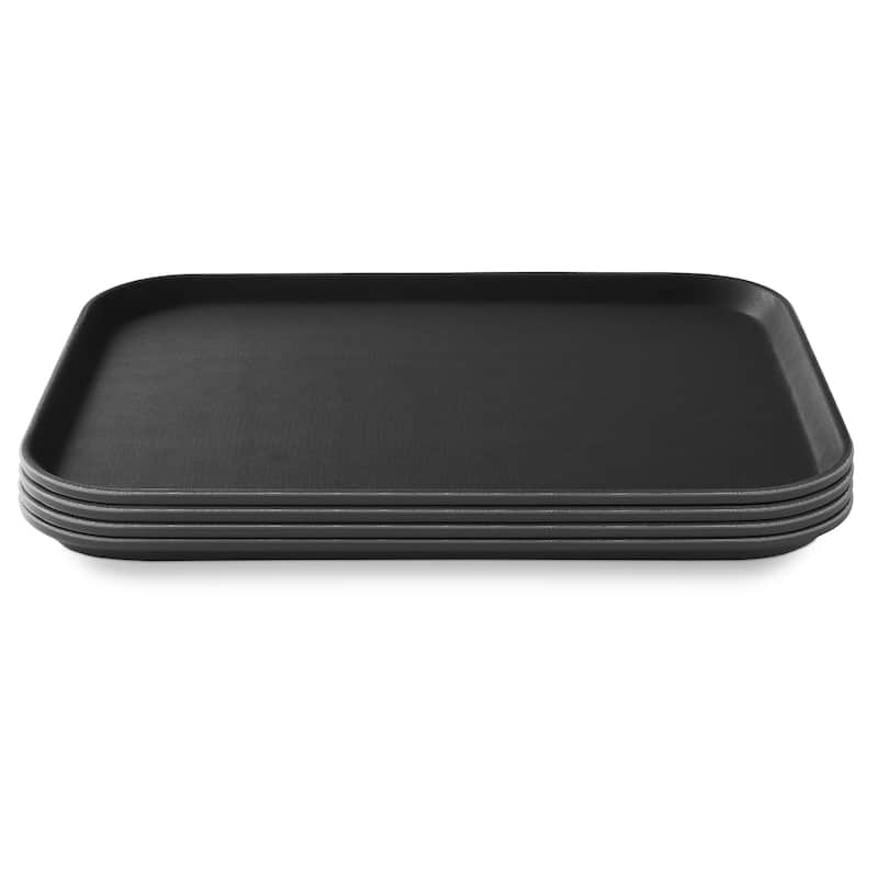 Set of 4 Rectangular Restaurant Serving Trays NSF Tray