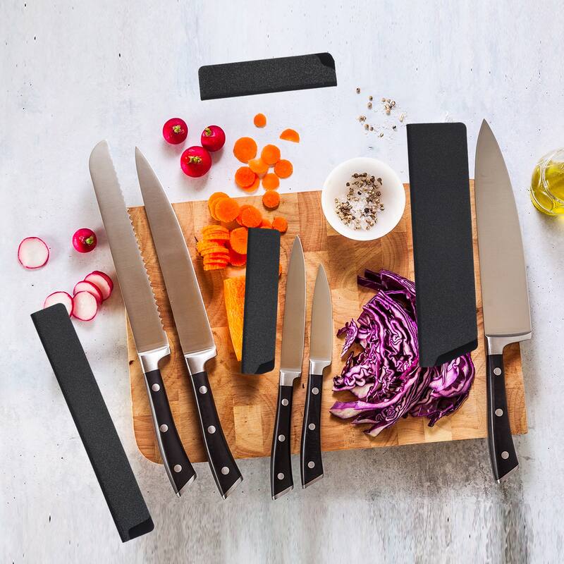 ABS Kitchen Knife Sheath Cover Sleeves for 7" Chopping Knife Cleaver - Black