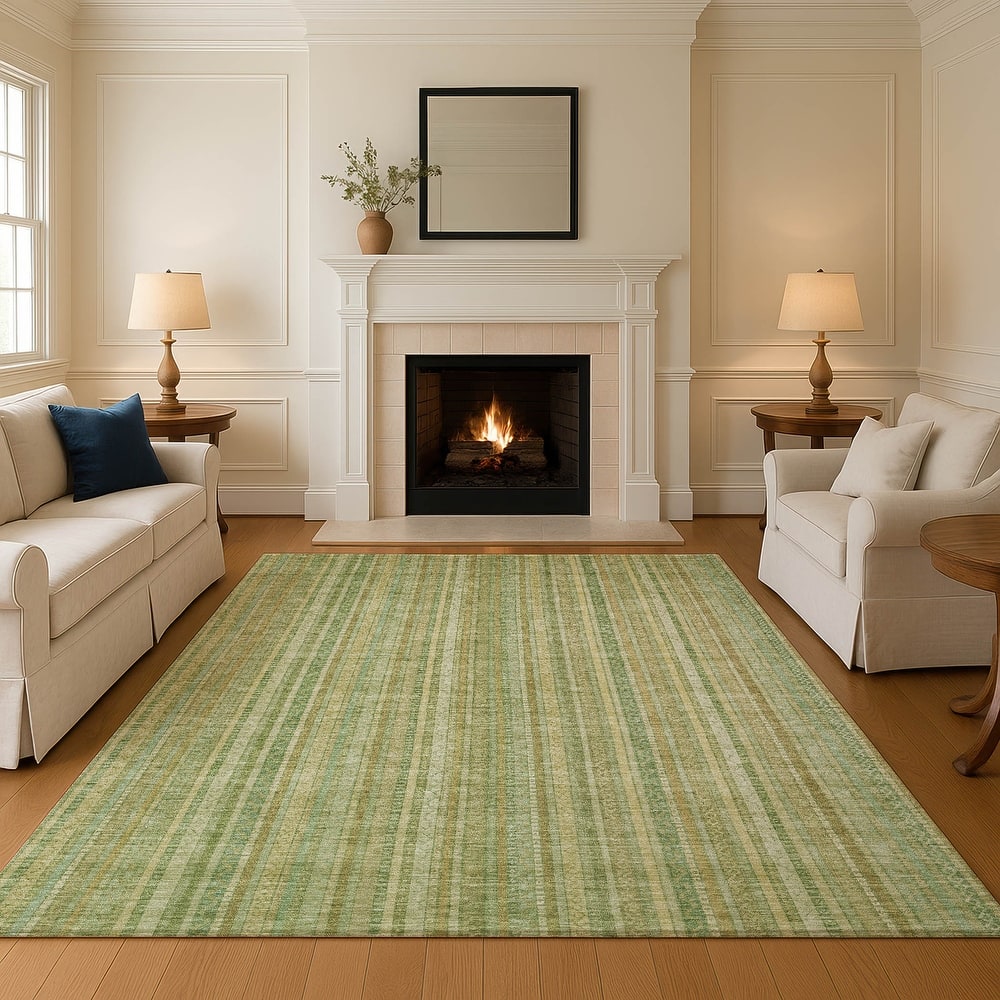 Premium Washable Super Soft Striped Mayfield Rug