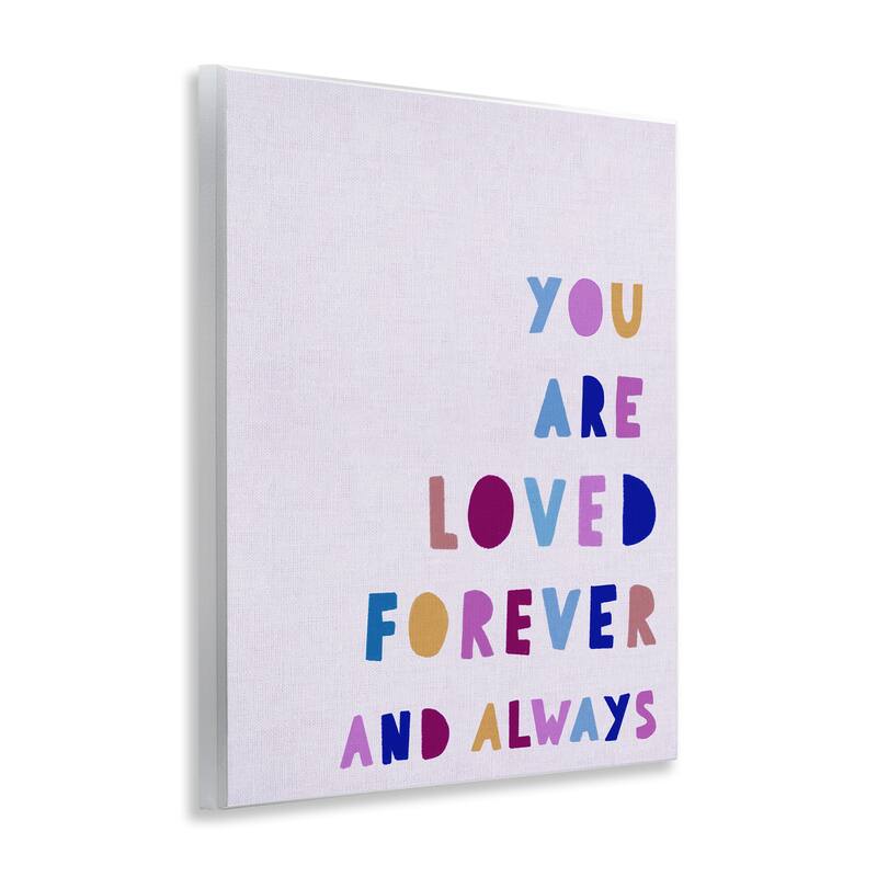 Stupell You Are Loved Forever Wall Plaque Art Design By Leah Straatsma