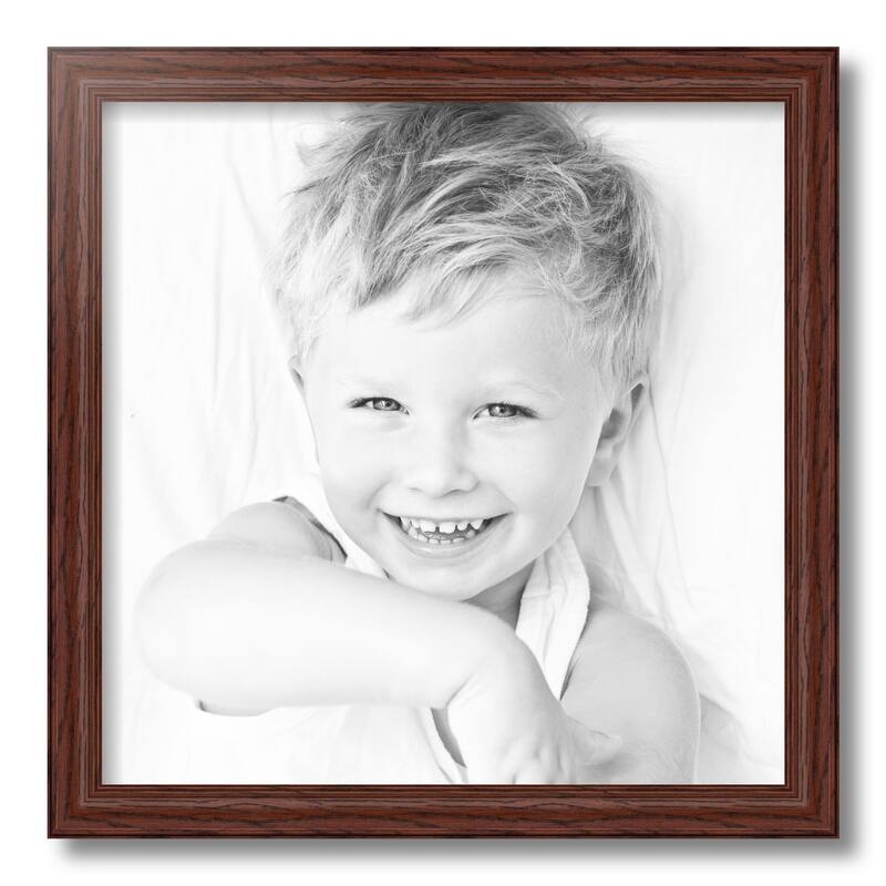 ArtToFrames Clayton Oak 16x16 Inch Picture Frame, 1.25 Inch Wood Poster Frame Available in Multiple Colors (59504-16x16)