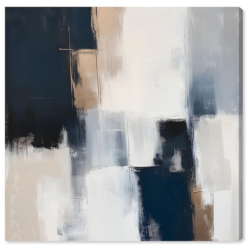 Blue Mood Depth II Canvas by Art Remedy, Gallery Wrapped
