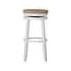 preview thumbnail 8 of 13, Maya Backless Swivel Bar Stool with Seagrass Seat