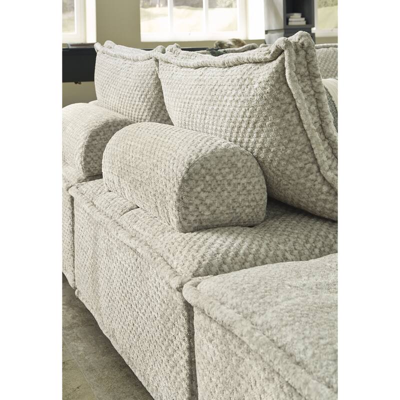 Signature Design by Ashley Bales Gray 3-Piece Modular Seating - 117"W x 39"D x 28"H