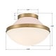 preview thumbnail 2 of 9, Crystorama Lighting Group XAN-8001 Xander 12" Wide Flush Mount Bowl
