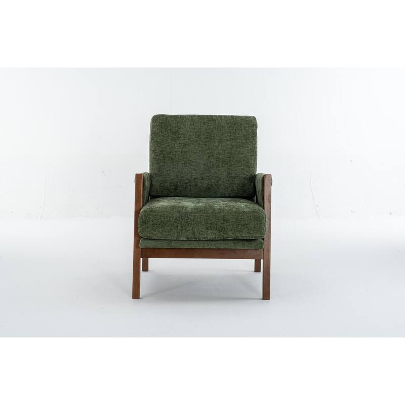 Mid-Century Modern Accent Chairs ,Modern Accent Chair,Chair with Soft Waist Cushion,Ergonomic Lounge Chairs