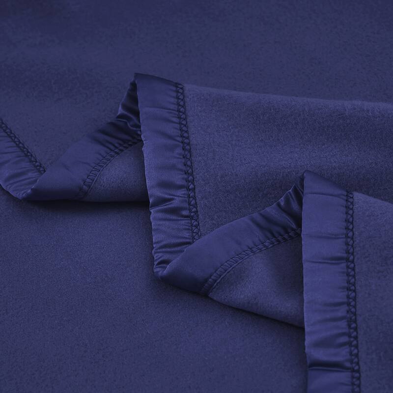 Microfleece Blanket with Satin Binding T/Q/K Size