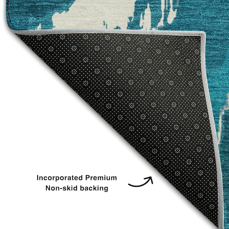 Premium Washable Super Soft Modern Ziggy Mayfield Rug