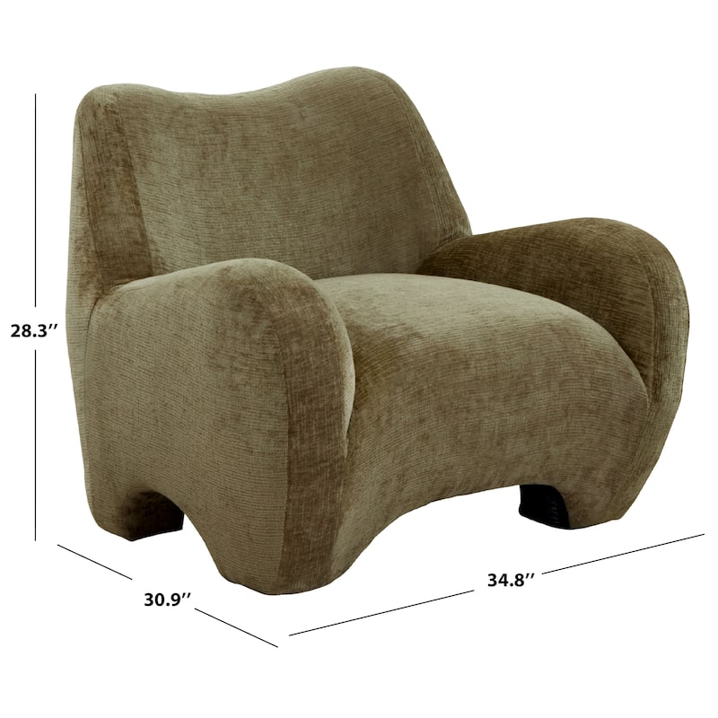 SAFAVIEH Couture Randal Accent Chair, Fully Assembled - 35"W x 31"D x 28"H