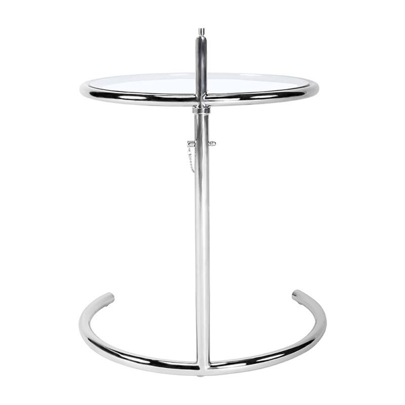 Temepered Glass Stainless Steel Small Coffee Table