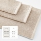 preview thumbnail 88 of 174, Linery & Co. Luxury Cotton Textured Bath Towel.